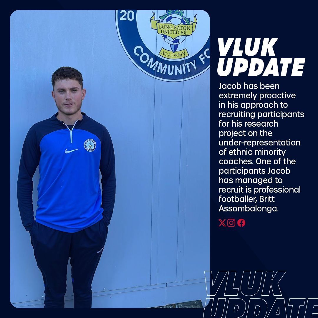 Whilst researching for his assignment on the under-representation of BAME coaches in elite football, @LongEatonUtd learner, Jacob, used TikTok to engage relevant participants and fortunately @BrittOfficials replied! Full story at vluk.org/latest-news/ti…
