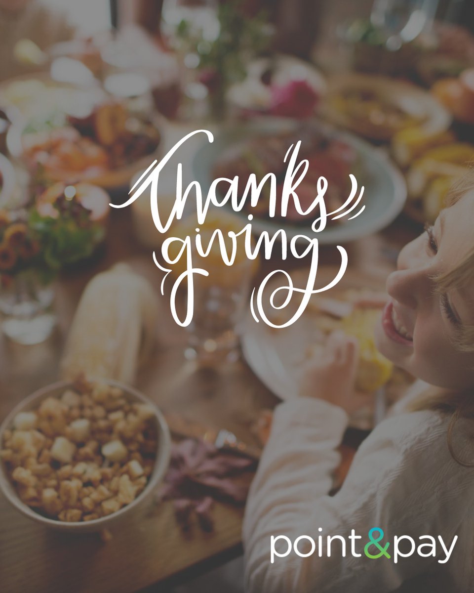 PointandPayLLC's tweet photo. With #gratitude we wish our team members, customers, partners &amp; clients a Happy Thanksgiving!*
*In observance, our business and call center operations will be closed this Thursday, November 23rd. https://t.co/uexYeodCCc