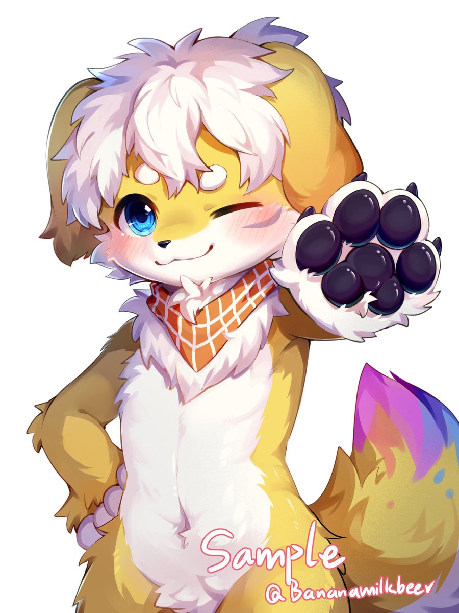 偶尔画画自己
#furry