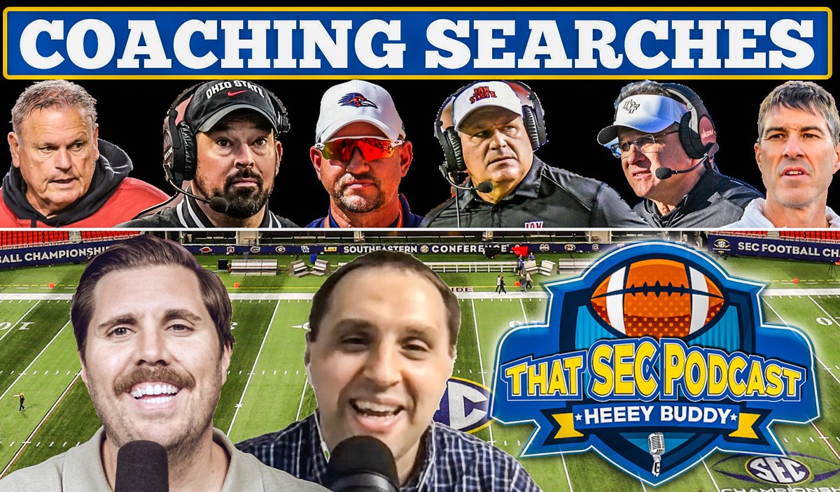 New show with @AthlonSteven! 🏈Sam Pittman returning 🏈Texas A&M + Mississippi State coaching searches 🏈Georgia or the field? 🏈Rivalry Weekend Previews & Picks 🏈Updated Bowl Projections Listen, Review & Subscribe⤵️ podcasts.apple.com/us/podcast/tha… Spotify⤵️ open.spotify.com/show/1KP7irKVr…