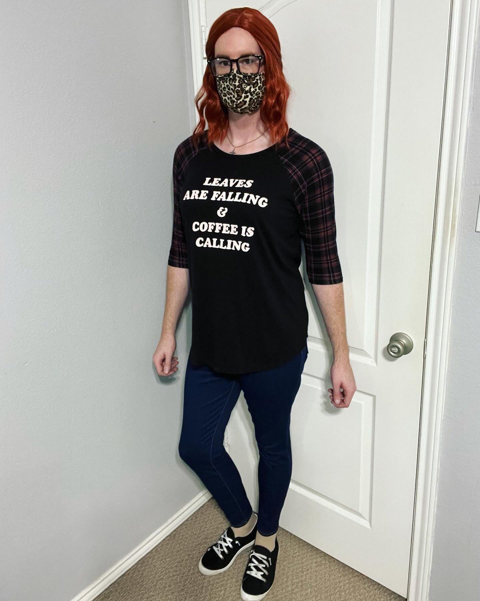 Fall is my fav season! Can you tell?? #crossdress #crossdresser #crossdressing