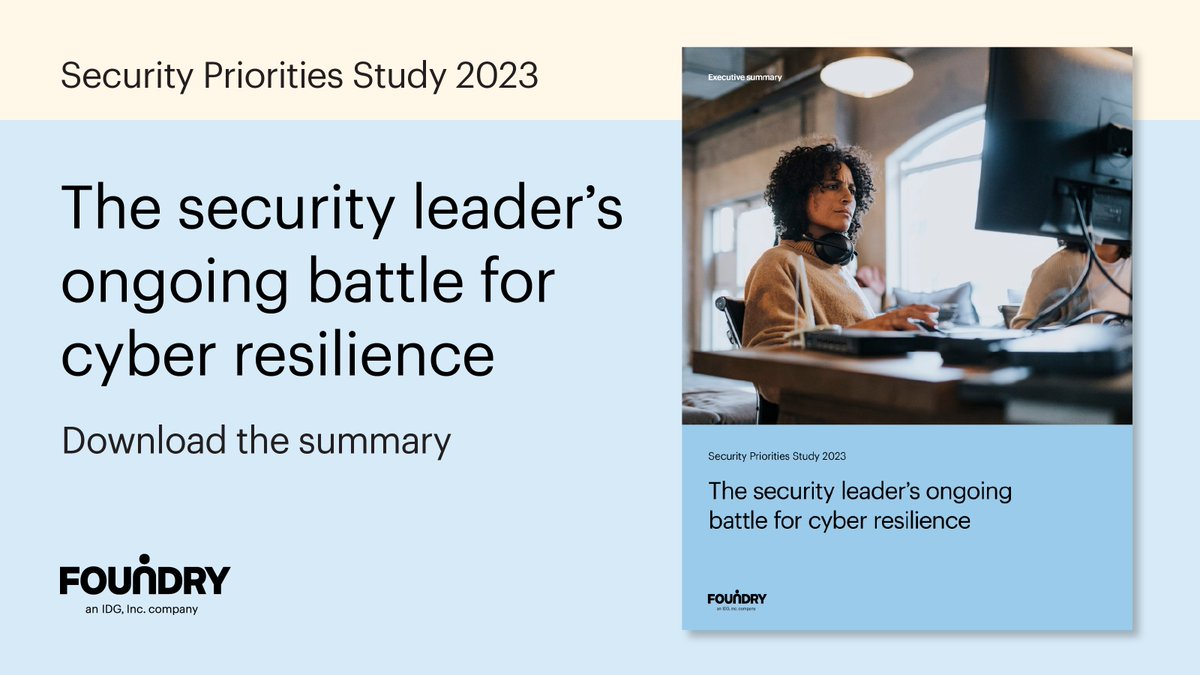 Want to elevate your marketing strategy for 2024? Discover which solutions #security leaders have on their radar and where they plan to increase their spending over the next 12 months. Dive into Foundry’s new Security Priorities executive summary: bit.ly/49N1she