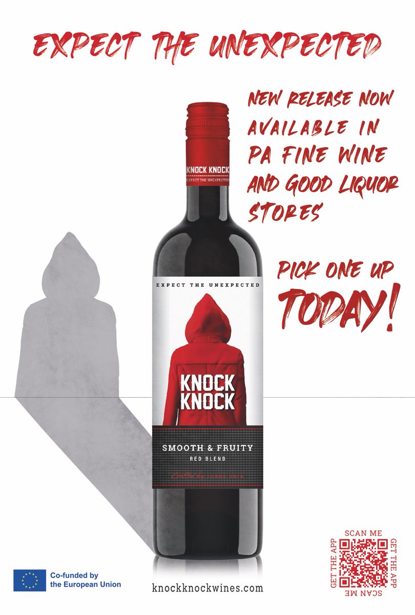 Knock Knock wines are now available in a wide selection of Pennsylvania Fine Wine &amp; Good Spirits stores!  Ask your local store to point you in the right direction and try one today!  Great choice for the holidays!  #knockknock