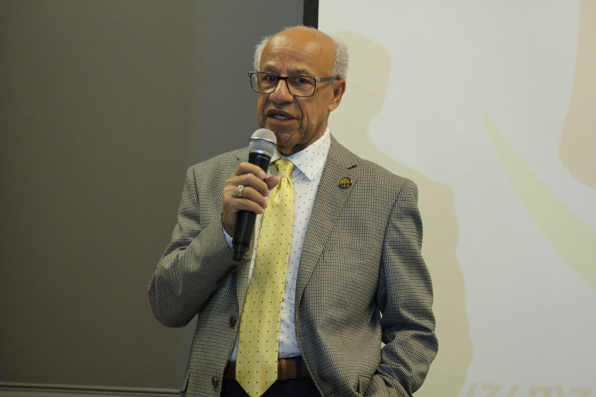 El fundador y tesorero de la Organización de Periodistas Hispanos de las Carolinas, José Herrera, compartió sus palabras en la necesidad de unirnos como periodistas y lograr las metas que tiene la OHJTC para el beneficio de sus miembros y la comunidad.