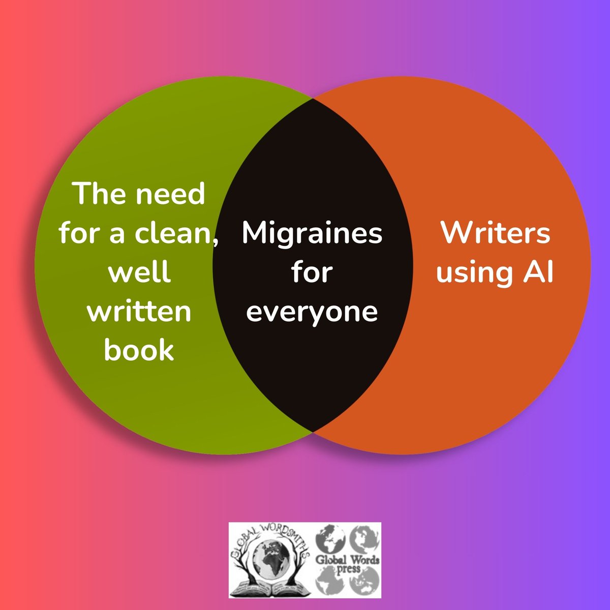 redpeneditor21's tweet photo. Talk about a migraine. AI is nowhere near as brilliant and beautiful as what flows out of a writer's mind and hands. It might have its uses, but gorgeous novel length story telling isn't one of them. #writinglife #writers #editorproblems #writingquestions #writingcommunity https://t.co/3uz5LIfBHT