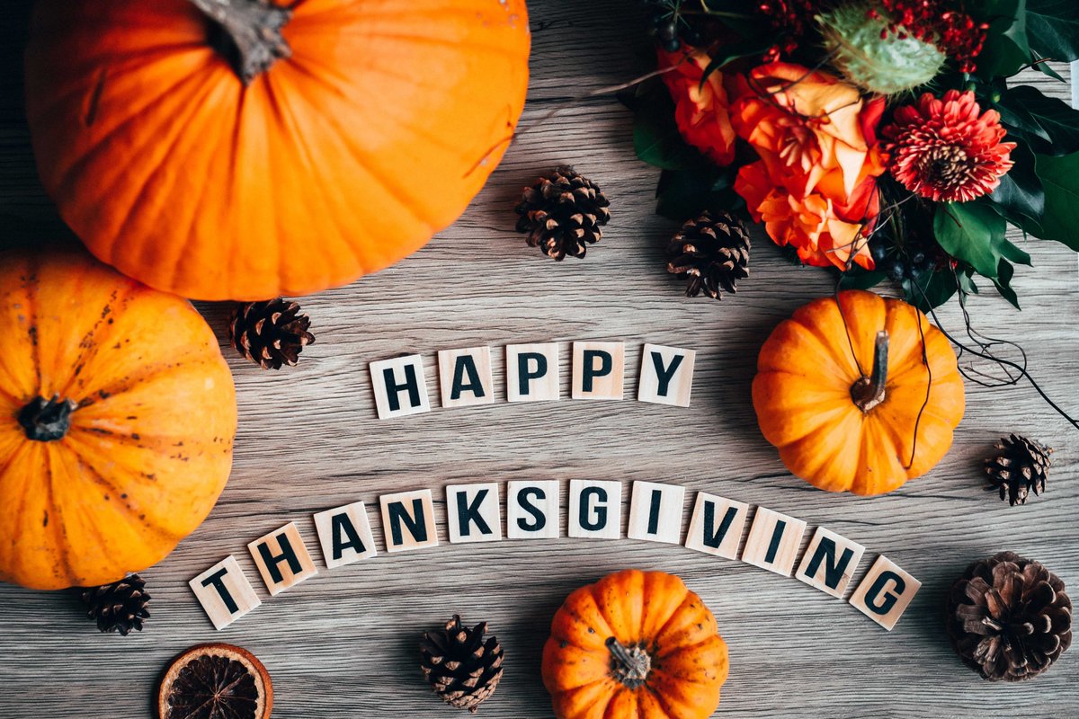May your Thanksgiving be full of peace, love, and joy.

Our offices will be closed on Thursday, November 23 and Friday, November 24 so our team can spend time with family and friends.