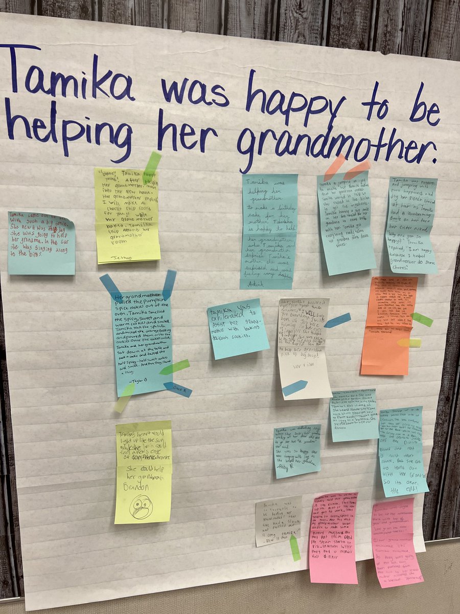 JReinhardEdD's tweet photo. Tremendous praise to WKMS HAL ELA teachers Beacraft and Forney for creating student-centered classrooms that regularly explore EQs and make thinking visible! Students thrive in these intellectual environments ⁦⁦@KMcGrath39⁩ @lizmathenyfcps⁩ #FosteringForwardMomentum https://t.co/eqjhpnuabt