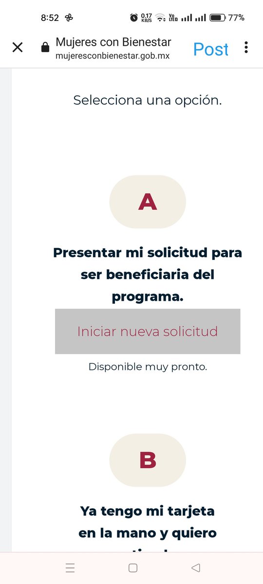 <a href="/delfinagomeza/">Delfina Gómez A.</a> Maestra Delfina como vamos a hacer nuestro registro si la página no está disponible , no permite hacer el registro , y se supone que empezó desde el 20 de noviembre , la página no está disponible .de esta forma nadie podremos hacer el registro .