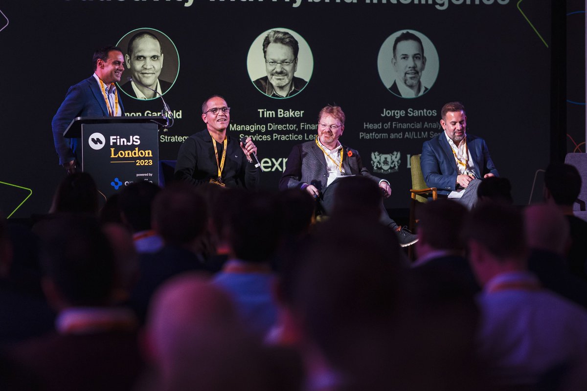 finjsio's tweet image. A ROUND OF APPLAUSE 👏👏

We are still buzzing from #FinJS London last week - a special thank you to all the speakers, sponsors, and attendees for joining us to talk about what's next for the future of capital markets!

#CapitalMarkets #FinTech #Innovation #Community