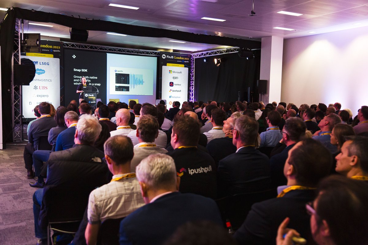 finjsio's tweet image. A ROUND OF APPLAUSE 👏👏

We are still buzzing from #FinJS London last week - a special thank you to all the speakers, sponsors, and attendees for joining us to talk about what's next for the future of capital markets!

#CapitalMarkets #FinTech #Innovation #Community