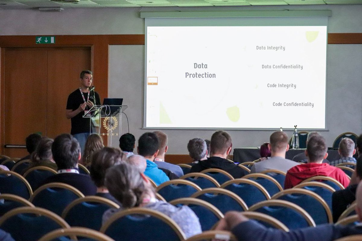 rustlab_conf's tweet image. A very big heartfelt thanks to Nick Vidal for his insightful talk on Enarx: Rust, WebAssembly, and Confidential Computing. 🙌
#RustLab2023 #TechTalk #RustLang #WebAssembly #ConfidentialComputing @NickVidal