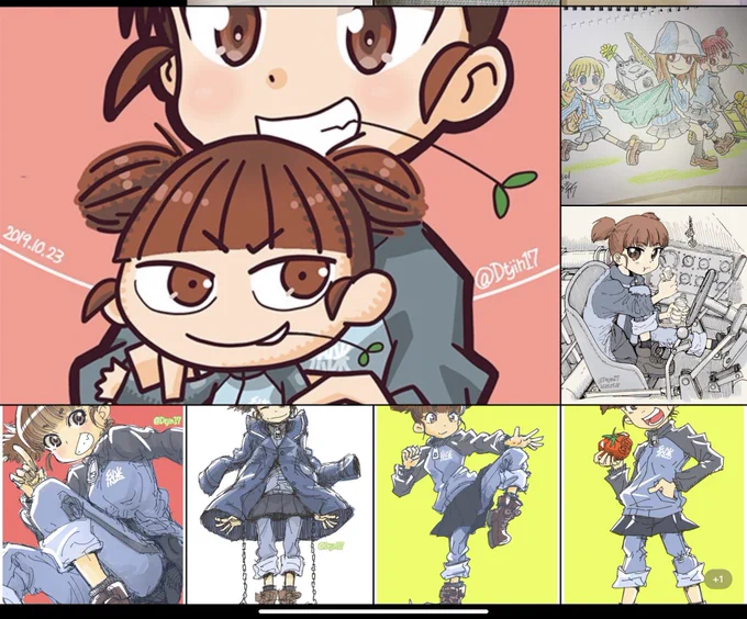 ノンナさんに比してミッコ氏は結構描いてんだネー 