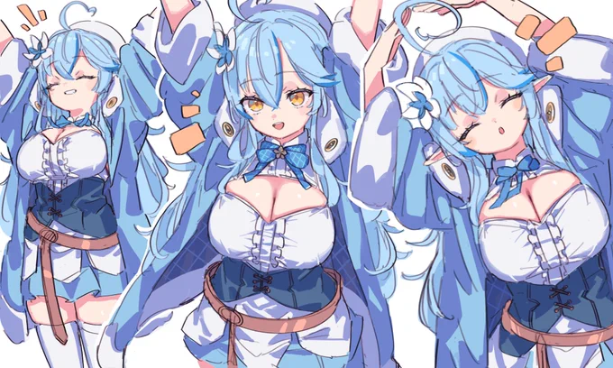 ラミィちゃん描く練習。まるぅ〜〜!!! 
