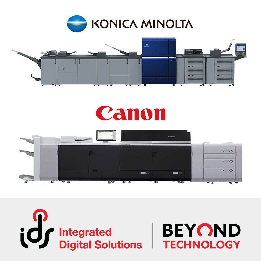 idsontario's tweet photo. As an authorized dealer for Canon and Konica Minolta, IDS | Beyond Technology has the digital production printers you need to succeed.

Learn more at https://t.co/dp8ePqVIFx https://t.co/4YSOX9CFbr