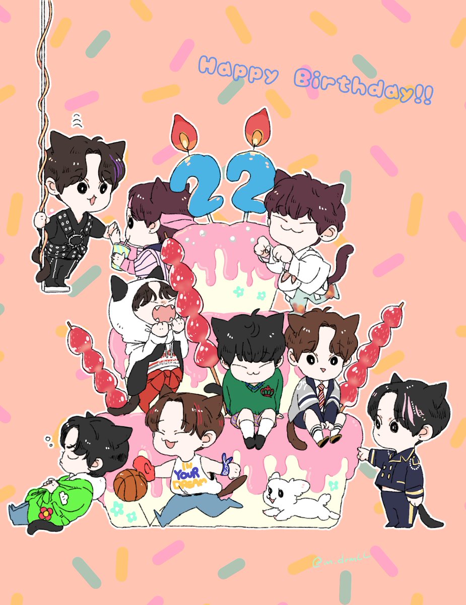 m_drmLL's tweet photo. チョンロさん爆誕記念日〜😺🎊 https://t.co/4W5QYcGr22