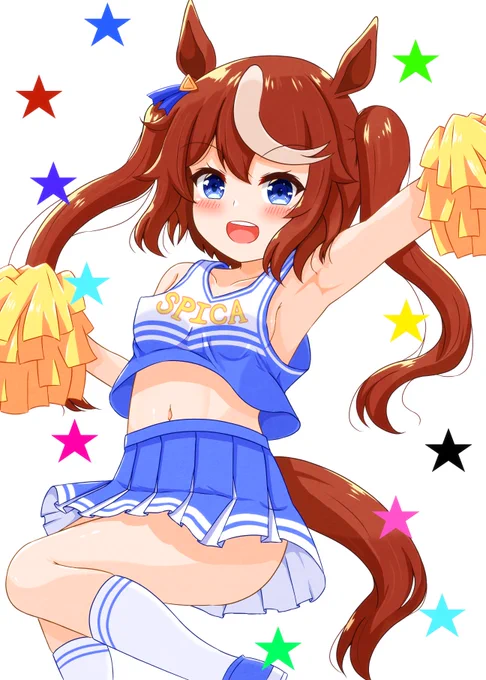 ツインテチアテイオーちゃん#いいツインテールの日 #トウカイテイオー 