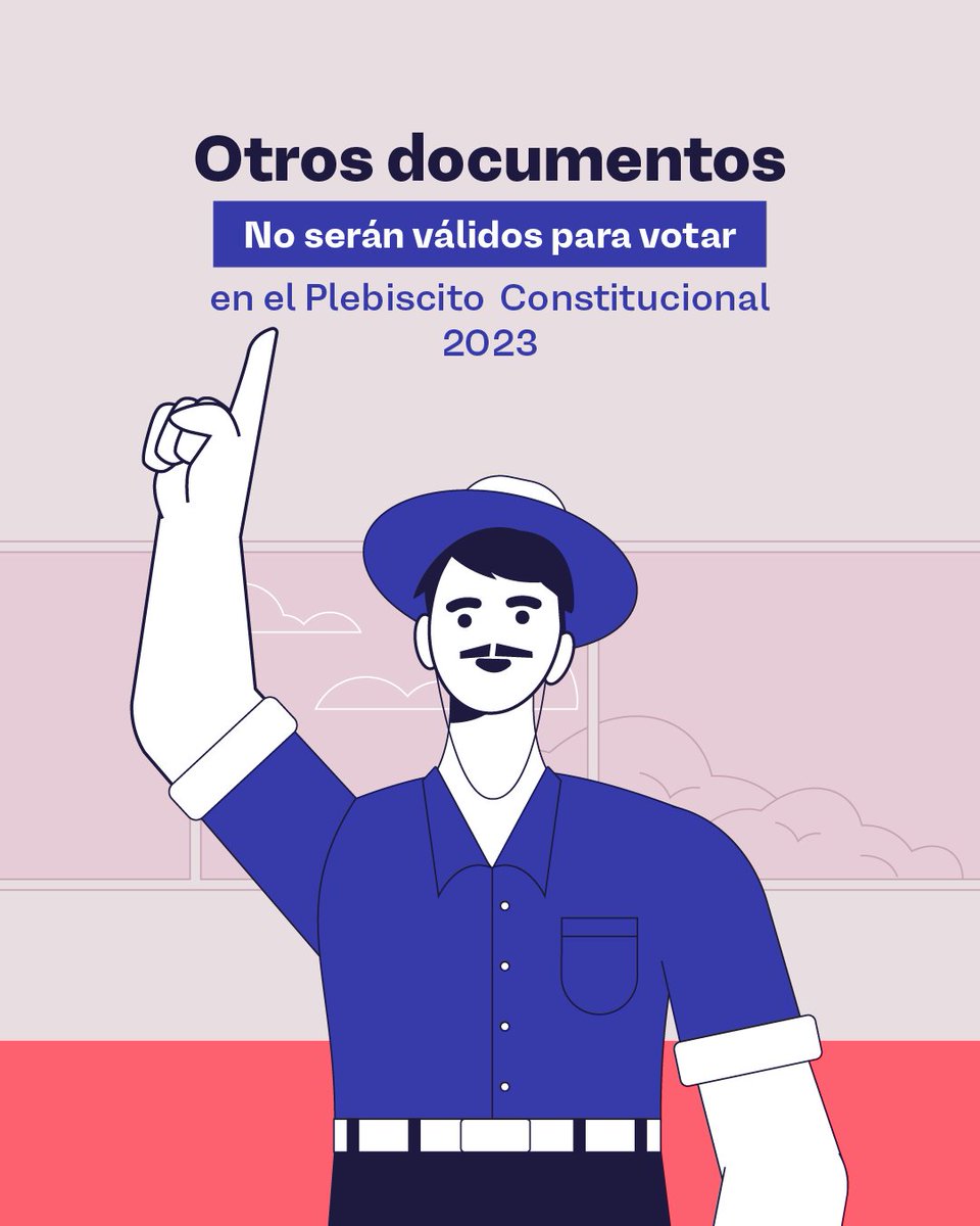 ServelChile's tweet photo. Conoce tu mesa, local de votación y si fuiste designado como vocal de mesa por las Juntas Electorales a partir del 25 de noviembre.

🚨No olvides que para votar debes llevar tu cédula de identidad o pasaporte chileno, los que pueden estar vencidos desde el 1 de enero de 2020🚨 https://t.co/WbmHpXe5gR