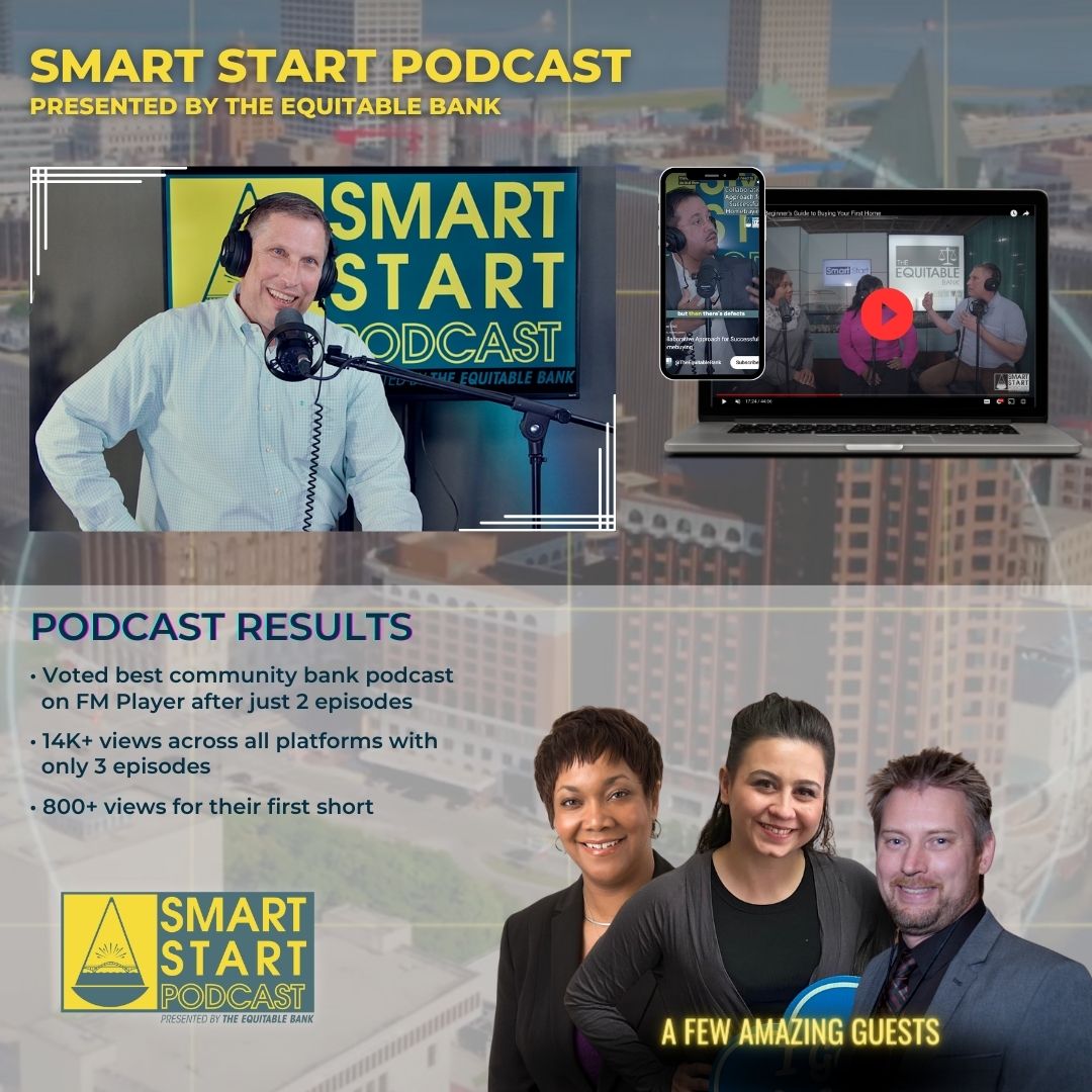 🎙️ Introducing The Smart Start Podcast, presented by our esteemed client, The Equitable Bank! 🌟

Ready to take your brand's podcast to the next level? Let's chat! : share.hsforms.com/1kvE8MdHARsS38…

#FourevaMedia #PodcastMomentum #CommunityBanking
