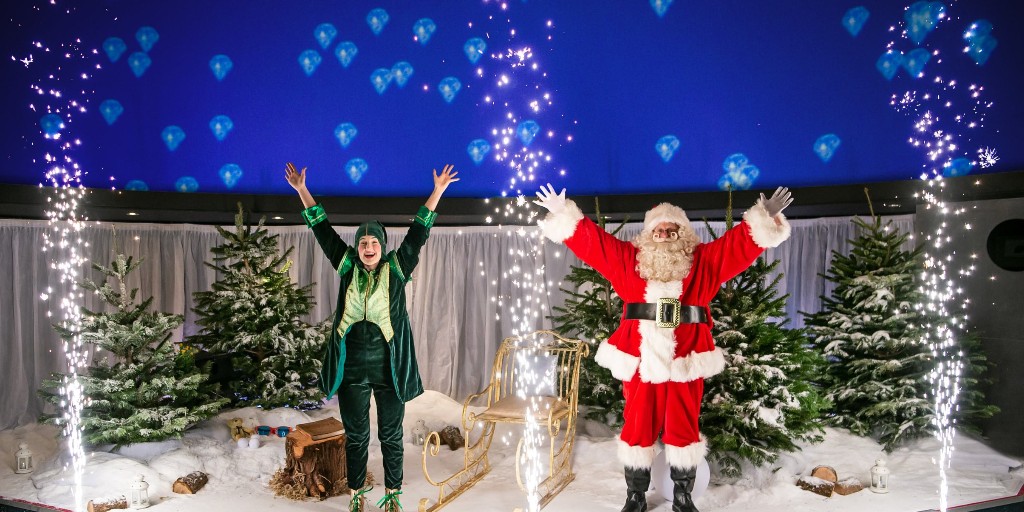 Did you know Santa is visiting the Science Centre over Christmas?🎅

From 16th - 23rd December, join us for Cosmic Christmas! Enjoy a live-action festive space adventure in the Planetarium. Tickets are selling fast - grab yours now: winchestersciencecentre.org/whats-on/cosmi…