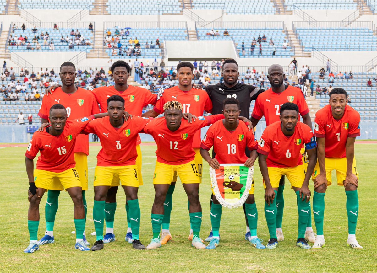 fgfofficiel's tweet photo. 𝙏𝙀𝙍𝙈𝙄𝙉𝙀́ | BOT 1️⃣-0️⃣ GUI
La Guinée s’incline lors de son déplacement au Botswana en marge de la deuxième journée des éliminatoires de la coupe du monde 2026.
#FGF | #CONORFGF | #SyliNational | #GbinGbinSo | #WCQ2026 | #BOTGUI https://t.co/dJU9AVr2bF
