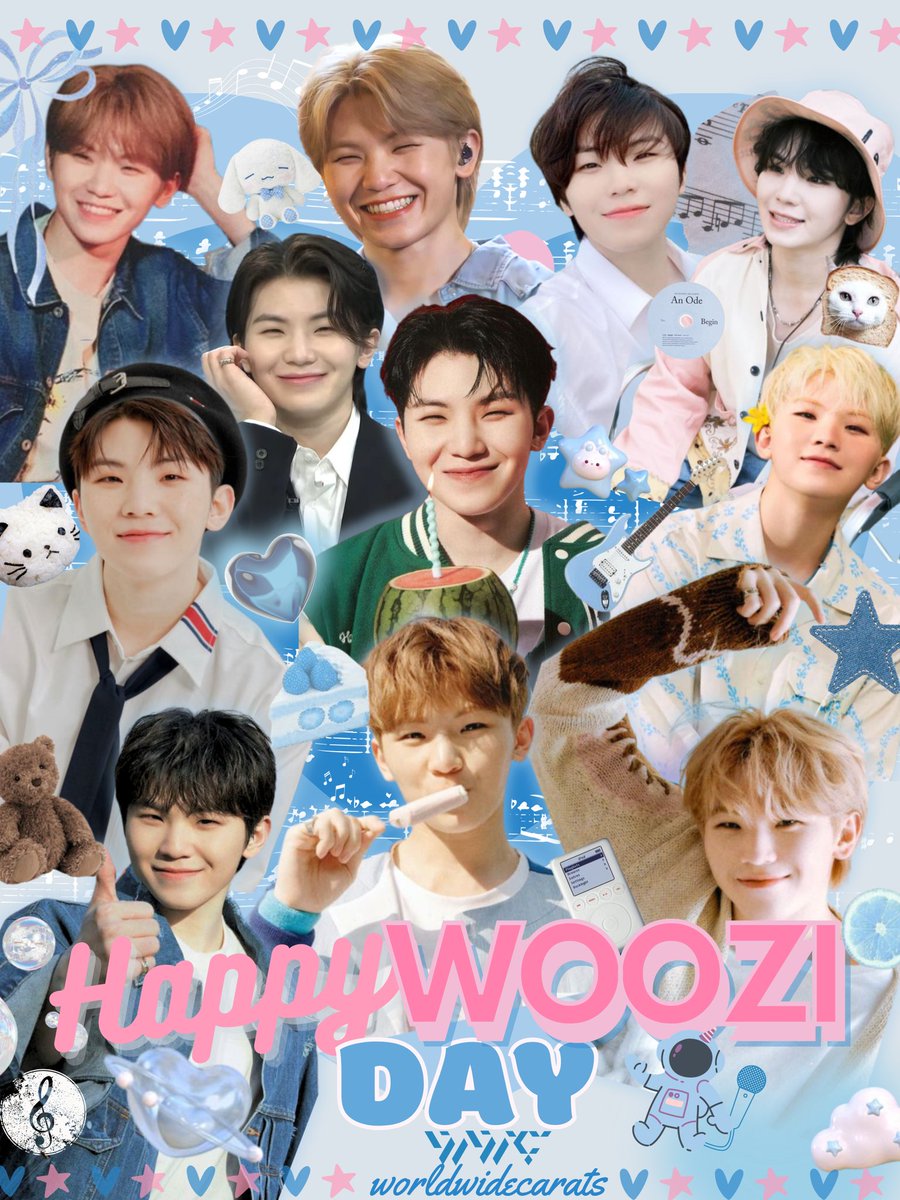 WorldwideCarats's tweet photo. To the God of Music who made our favorite songs that brings us comfort every time we listen to it 🥺 To the very man behind SEVENTEEN's amazing discography through the years 🔥💙 

Happiest Birthday to our SUPER Producer, WOOZI!! 🥳🎂
If there is a God of Music this is a message for you~
WOOA-WOOA-WOOAHAE!!! ς(>‿<.)

HAPPY WOOZI DAY 🍚
#핑하고_뾰나와_우지의_생일
#GodOfMusic_WOOZIDay
@pledis_17