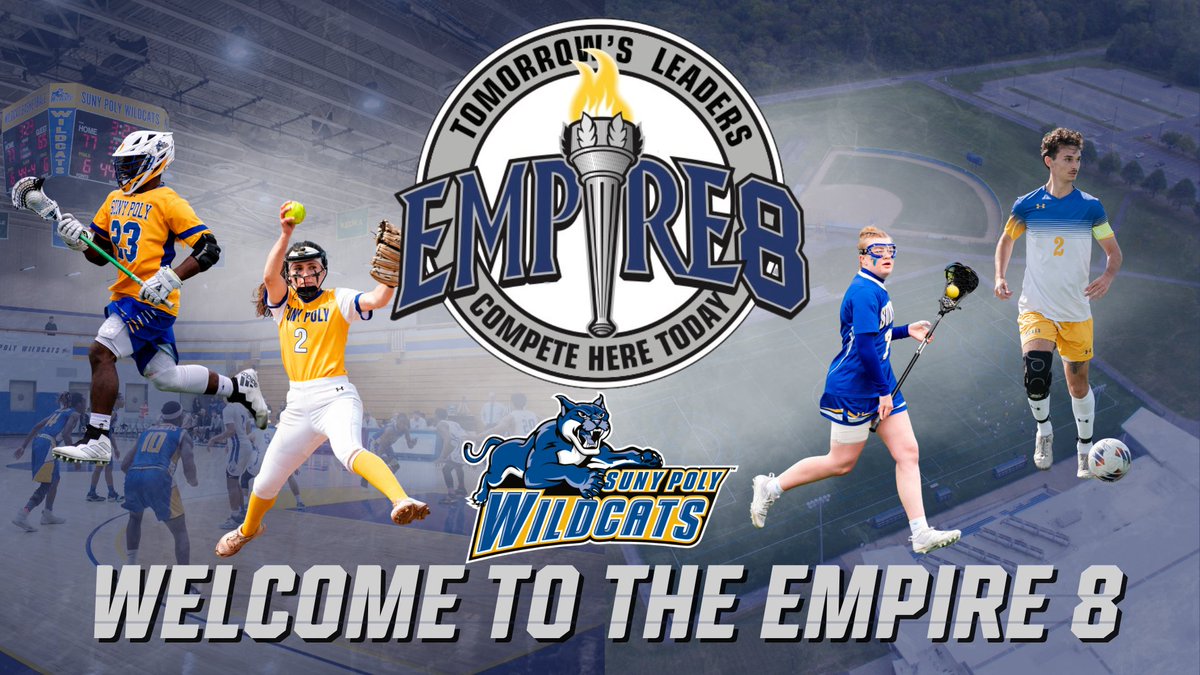 SUNY Polytechnic Institute to Join Empire 8 as 12th Full Member in Fall of 2024 <a href="/PolyWildcats/">SUNY Poly Wildcats</a> <a href="/SUNYPolyInst/">SUNY Polytechnic Institute</a> 
empire8.com/news/2023/11/2…

#E8 #E8Proud #LeadersCompeteHere #WhyD3