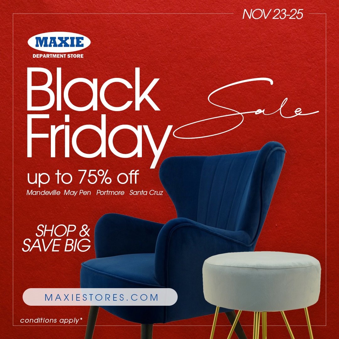 Maxiestores's tweet photo. Prepare your wish list because Black Friday is knocking on the door!🚪 🛒🛍️
Shop and Save up to 75% off!
🗓️November 23th to 25th.
PARTICIPATING STORES:
𝑴𝒂𝒏𝒅𝒆𝒗𝒊𝒍𝒍𝒆, 𝑴𝒂𝒚 𝑷𝒆𝒏, 𝑷𝒐𝒓𝒕𝒎𝒐𝒓𝒆, 𝑺𝒂𝒏𝒕𝒂 𝑪𝒓𝒖𝒛
.
.
.
#Maxie #MaxieDepartmentStore 
Conditions apply* https://t.co/nuWBI9ILl8