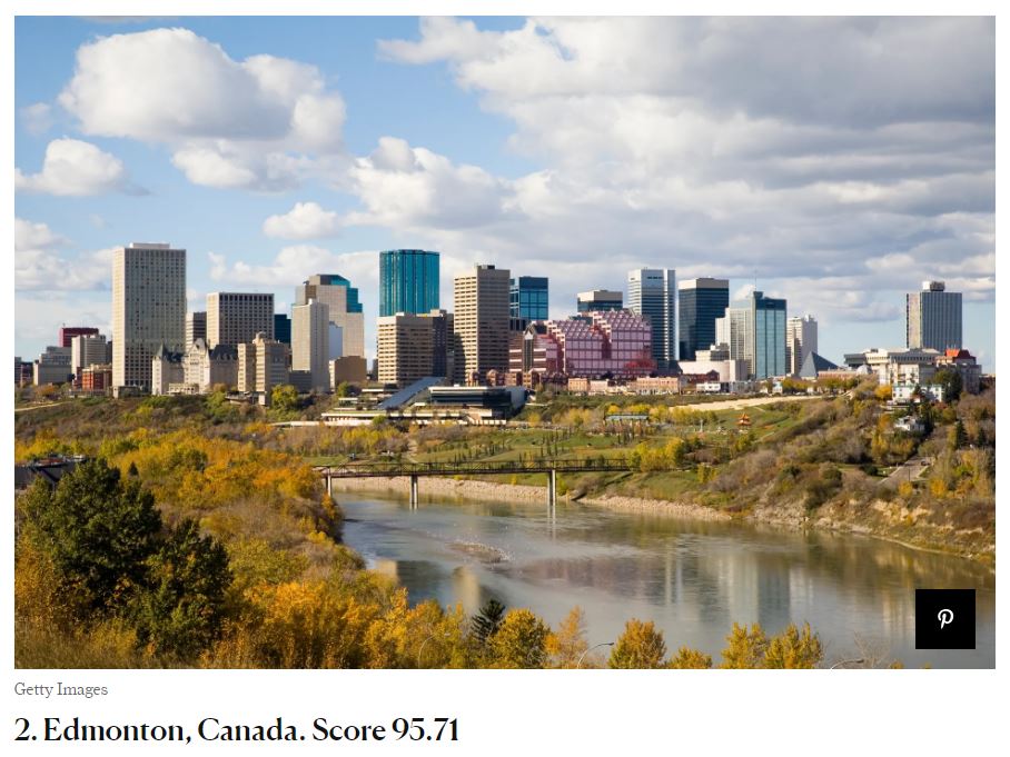 ABintheUSA's tweet photo. ICYMI, the results are in for @cntraveller's 2023 #ReadersChoice awards for the friendliest cities in the world. Wonderful to see @cityofcalgary &amp; @CityofEdmonton take the top two spots! 🥇🥈
 https://t.co/FVGEIno1Tl #ExploreAlberta #LoveYYC #ExploreEdmonton #TravelTuesday https://t.co/MPwb0T7Nb8