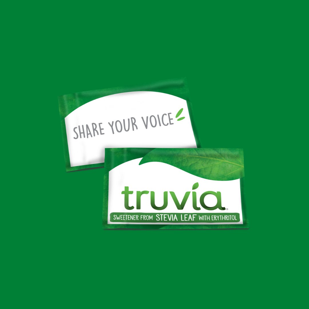 truvia's tweet photo. Share your voice 💚

#Truviasweetphrases https://t.co/NXT7J393uA