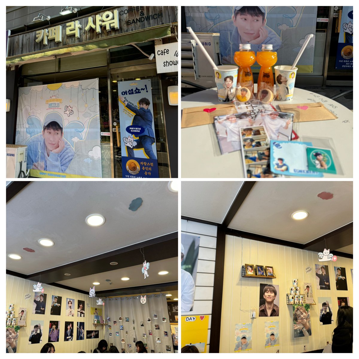 nayusikanohana's tweet photo. 생일 축하해🩵은광
happy birthday🩵eunkwang
お誕生日おめでとう🩵ウンさん

#HAPPY_EUNKWANG_DAY
#서은광 #ウングァン

카페라샤워 성수にて、センイルカフェを満喫し、ソウルの森までの道にずっとウンさんが居て、癒し空間✨でした！
近いうちに、また歌ってる実物に会えると信じて待ってます🩵 https://t.co/eg4KqnUHdp