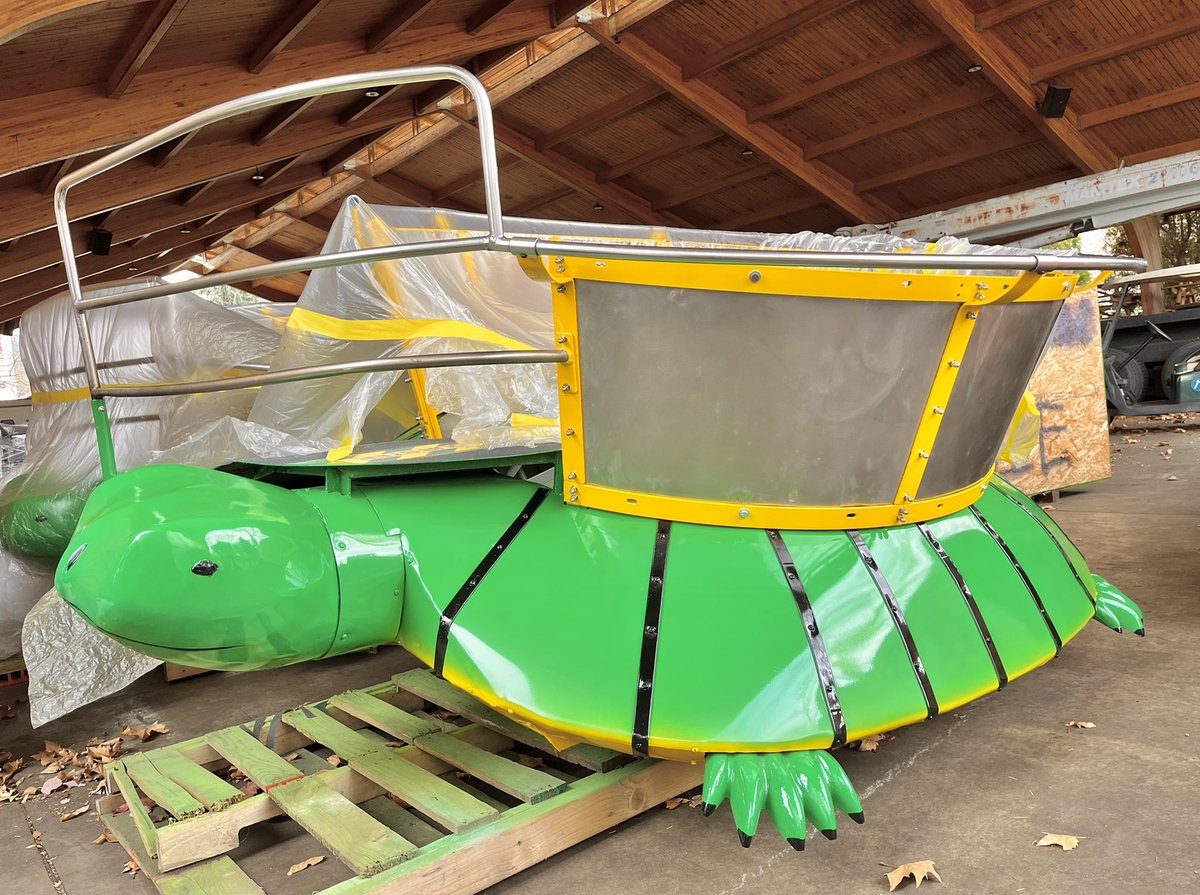 It's happening! 🐢🎨 All six Turtle turtles are undergoing a total repaint as part of the Turtle's preservation project. The world’s last tumble bug will be in top shape for its 97th birthday in 2024!
tinyurl.com/9zp4cx8c