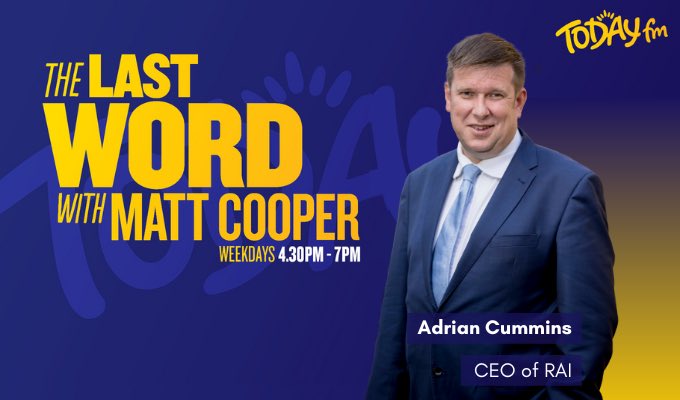 🚨Restaurant Closures 

📻At 4.40 

I’ll be chatting to <a href="/cooper_m/">Matt Cooper</a> on the ⁦<a href="/lstwrd/">The Last Word</a>⁩ regarding recent closures of Restaurants in Ireland due cost of business, increased Vat rate, impending wage inflation plus pension auto enrolment , cost of energy, and more