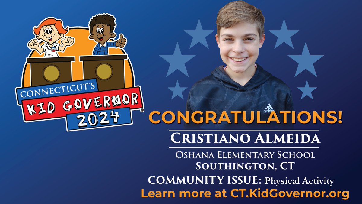 Connecticut's Kid Governor® tweet media