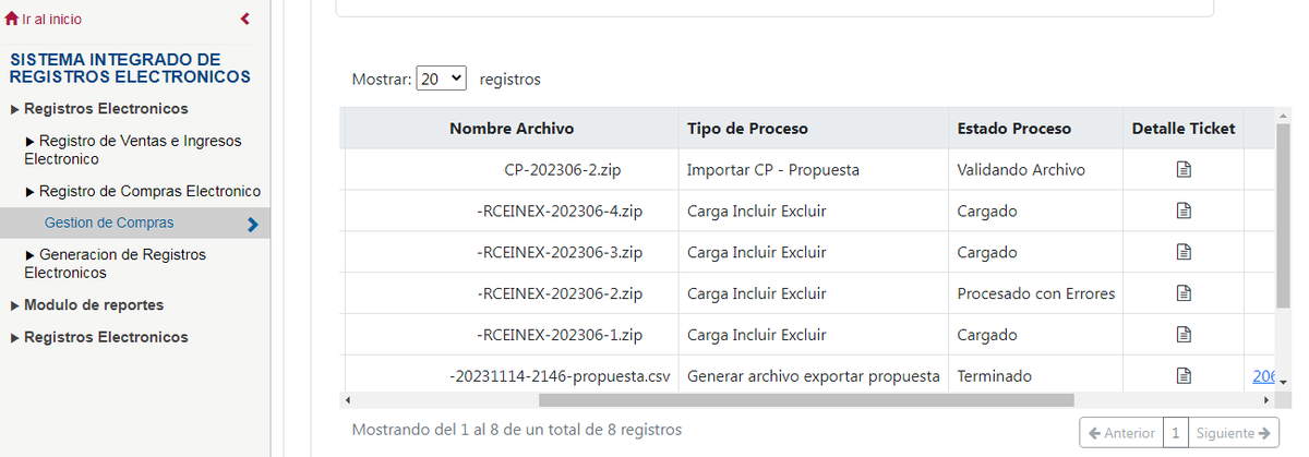 ExcelConsultas's tweet photo. Al momento de cargar información, en el detalle del ticket me aparece 0 total de registros, aceptados y rechazados aunque si hay información. https://t.co/kx6mZ3WVVs