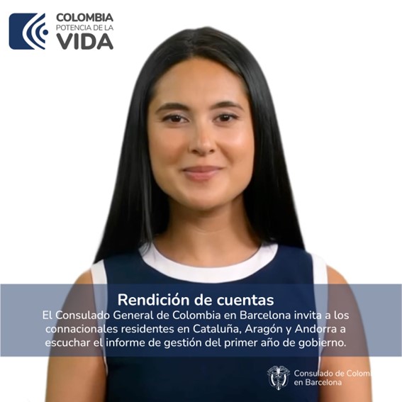 Invitamos a los connacionales residentes en Cataluña, Aragón y Andorra a escuchar el informe de gestión del primer año de gobierno: youtube.com/watch?v=1u7w2m….

Este es un link para que expreses tus dudas, opiniones y sugerencias sobre nuestra labor: forms.gle/CKrw2F9sHFx2DM…