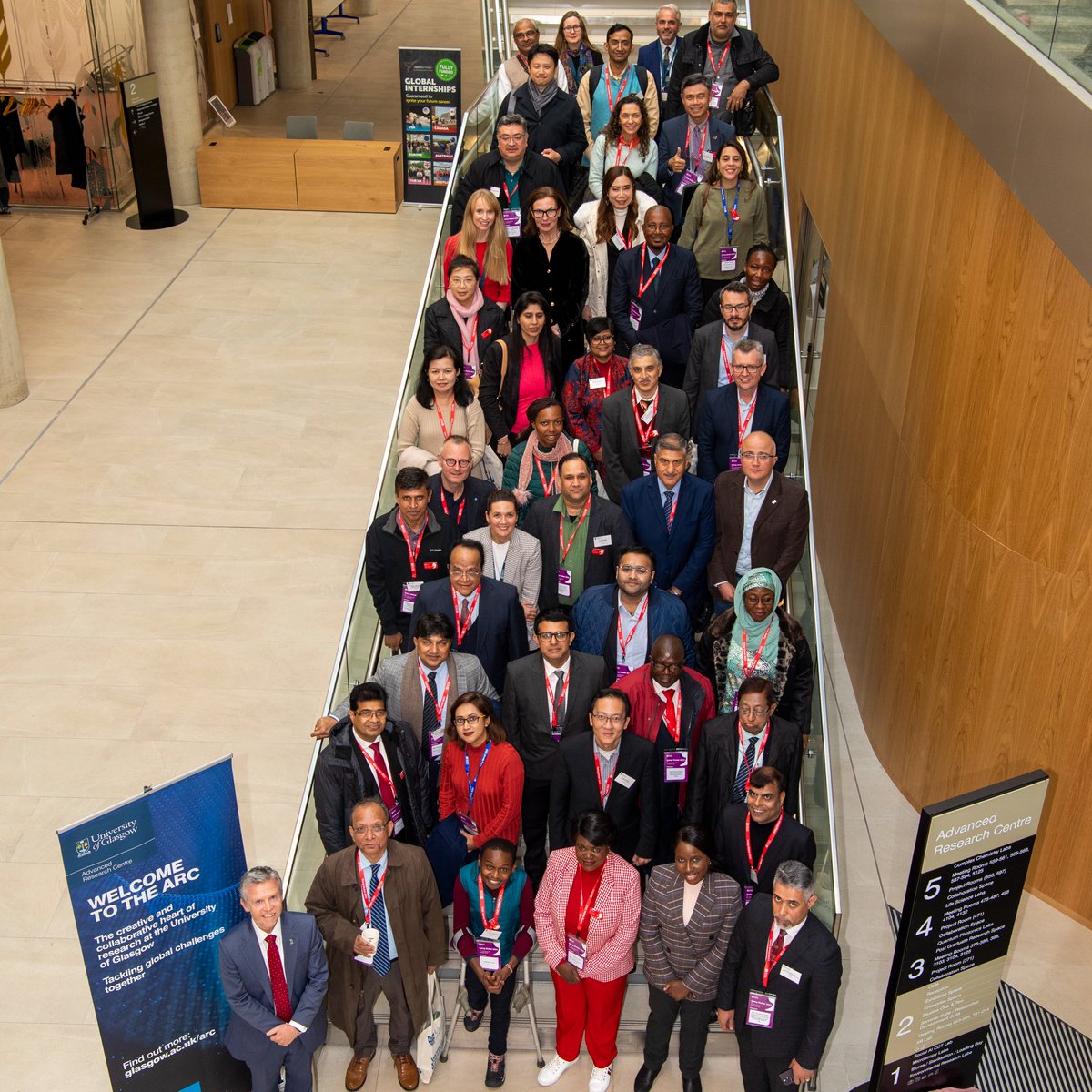 University of Glasgow (@uofglasgow) on Twitter photo We were delighted to host 40 delegates from across the globe yesterday for a special campus tour & networking lunch as part of the <a href="/BritishCouncil/">British Council</a> #GoingGlobal Conference programme ๐
It was a chance to share ideas about innovation, sustainability, research & collaboration. We were delighted to host 40 delegates from across the globe yesterday for a special campus tour & networking lunch as part of the <a href="/BritishCouncil/">British Council</a> #GoingGlobal Conference programme ๐
It was a chance to share ideas about innovation, sustainability, research & collaboration.