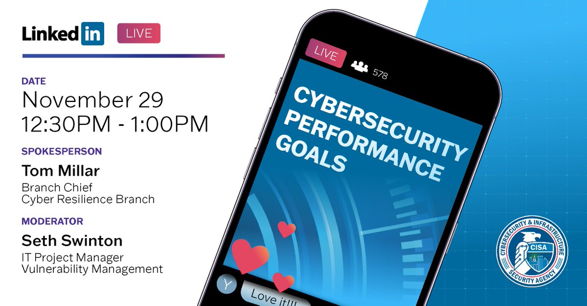 Cybersecurity and Infrastructure Security Agency tweet media