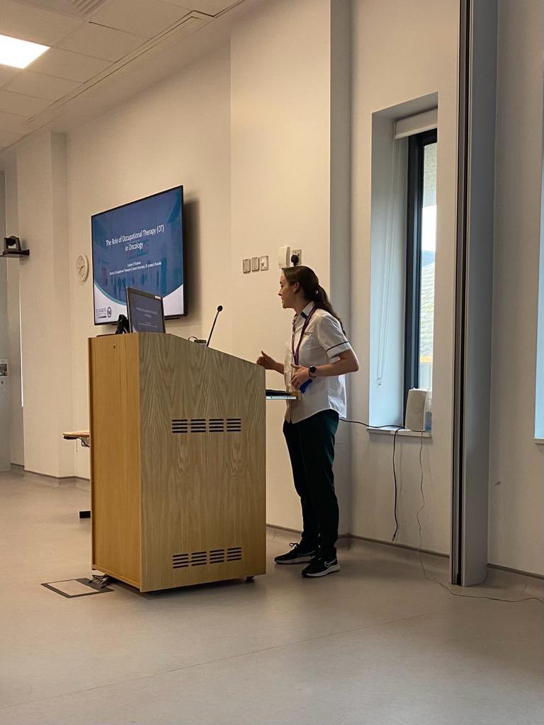 Delighted to have the opportunity to present on the role of OT in Oncology at the Fundamentals in Oncology Education Programme <a href="/stjamesdublin/">St James's Hospital</a>