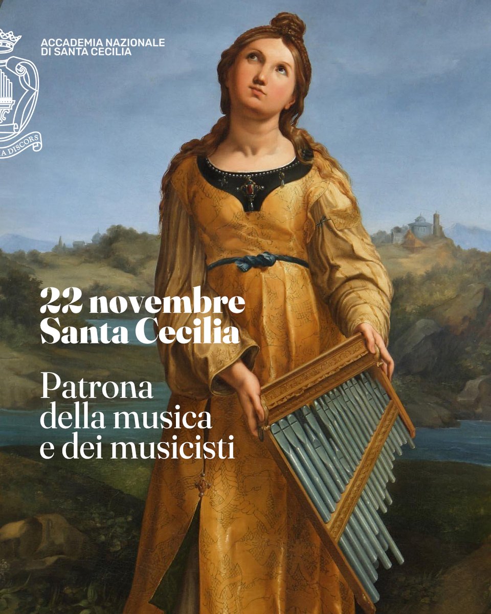 santa_cecilia's tweet photo. Oggi, 22 novembre, è Santa Cecilia, patrona della Musica e dei Musicisti! https://t.co/BEzmKjKQWm