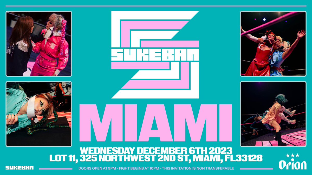 Sukeban_World's tweet image. Sukeban Miami
December 6
Tickets at sukeban.com/miami