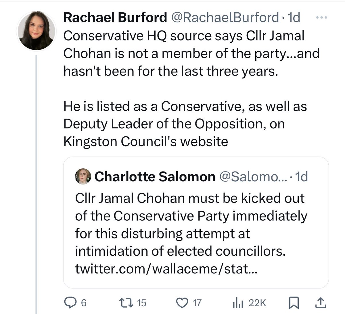 Any truth in this <a href="/CllrRowenaBass/">Rowena Bass</a> ?