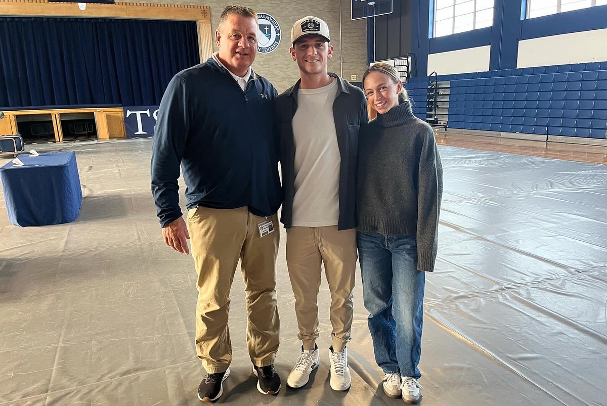 stalux's tweet photo. Yesterday, current @BlueWahoosBBall player and former @BCBirdBall, Cody Morissette, spoke to our school about his life, his journeys throughout high school and college, and chasing his dream of becoming a pro baseball player.

Thank you for visiting, Cody!
@CodyMorissette https://t.co/AcZTwZDfda