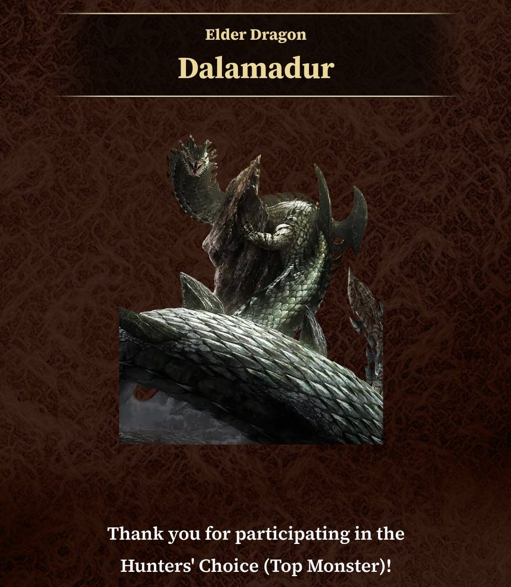 MH_Dalam's tweet photo. @monsterhunter GAS HIM UP HUNTERS, YOU *KNOW* HE DESERVES IT 🗣📣 https://t.co/dep6uVouyh
