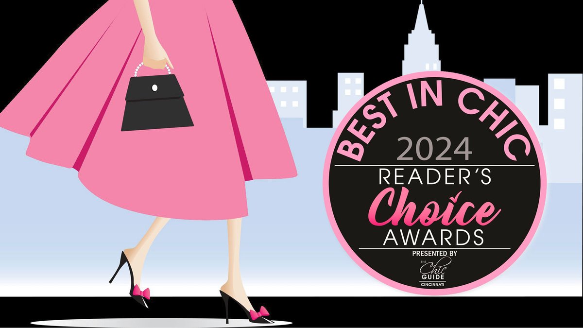 Best in Chic 2024 – 4th Annual Reader’s Choice Awards, Presented by The Chic Guide – Cincinnati 🌟 Nominations Are Open! Nominate now through Dec. 17th! 👉 the-chic-guide.com/cincinnati-bes…

All finalists will be invited to our Best in Chic – Cincinnati Event held in February 2024.