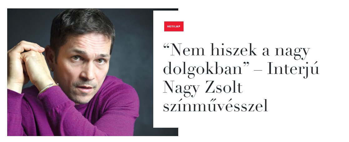 Ingorion's tweet photo. "Egy kísérletből indult az egész, ez Nagy Borús Leventével a mi gyerekünk, mi harcoltuk ki. Levente tudott belőle készíteni egy nagyjátékfilmet, és én ettől halálosan boldog vagyok."

Nagy Zsolt a Nők Lapjának beszélt többek között az Égerről: https://t.co/icaJRx0WOE https://t.co/h7RyqIBRVn