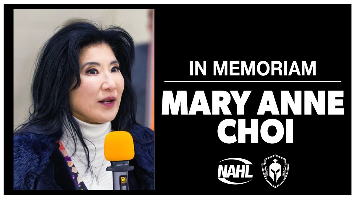 It is with great sadness and regret that the North American Hockey League announces the passing of Oklahoma Warriors NAHL Owner and Governor Mary Anne Choi, who passed away unexpectedly on Sunday, November 19th in Oklahoma City. 

nahl.com/news/story.cfm…