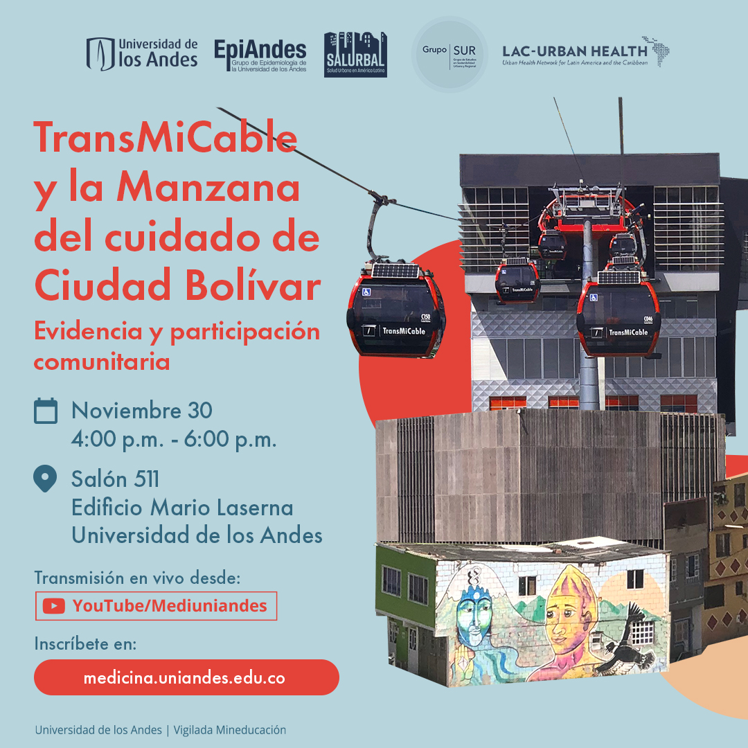 Te invitamos a conocer los resultados finales de la evaluación de este proyecto. ➡️ El evento será en modalidad híbrida ➡️ Inscríbete en ➡️ live.eventtia.com/es/transmicabl… @uniandes @EpiAndes @GrupoSUR_UAndes @LACUrbanHealth #SALURBAL @osarmien_