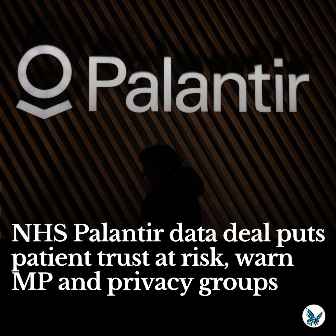 NHS Palantir data deal puts patient trust at risk, patients won’t be able to opt out of sharing health records – despite MP warning that anonymising data is ‘impossible’

Read more 👇

bit.ly/40Q8myd

#palantir #NHS