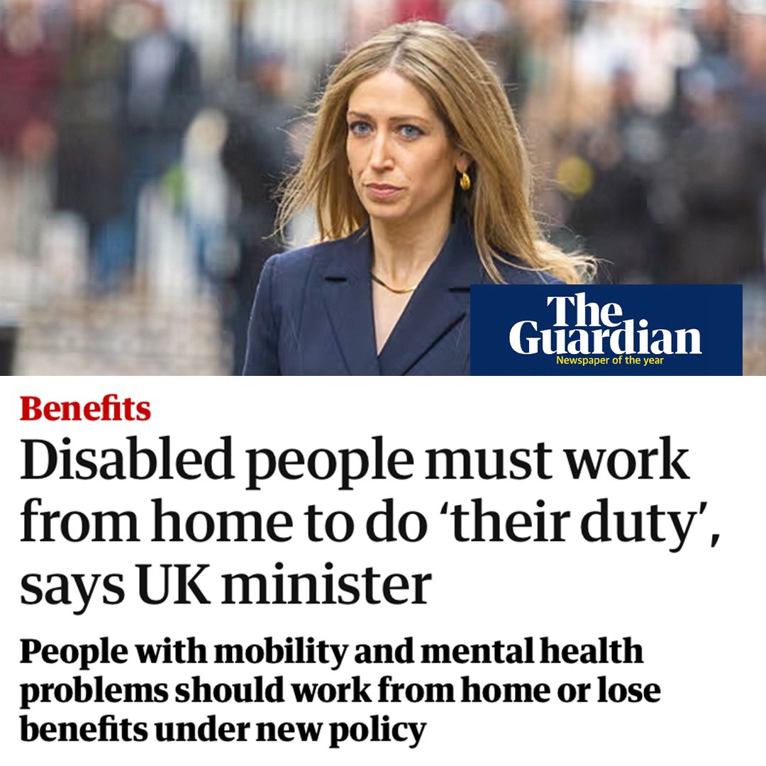 Let's talk about duty. Disabled people do not have a duty to work unsuitable jobs. Let's get that clear. The government *does* have a duty to not dehumanise the million disabled people who want to work but are denied the chance. It’s a duty the government is failing on 🧵 1/7