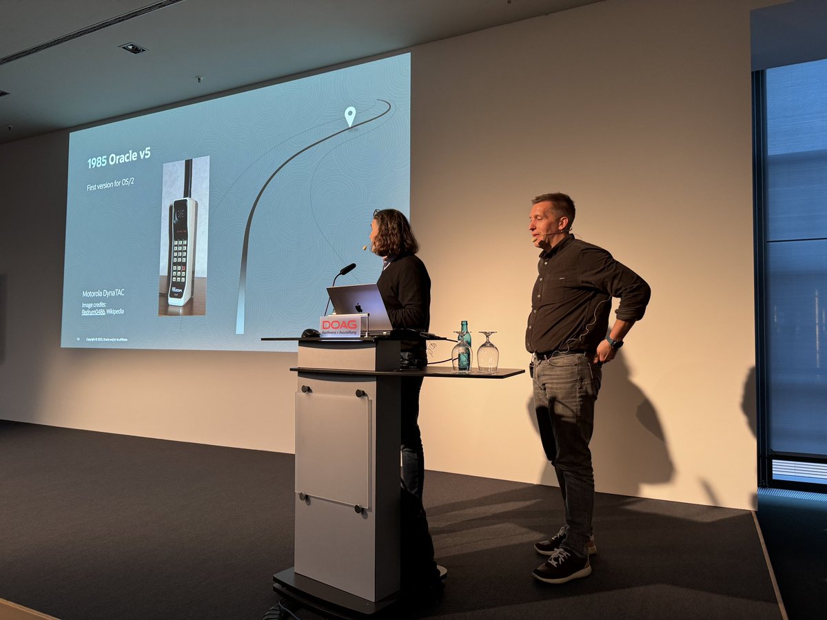 Presentation from Mike and Daniel about the new Oracle Release …